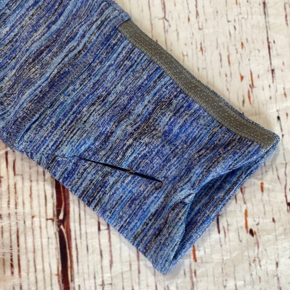 Lululemon Runderful Long Sleeve Spacedye Camo Caspian Blue sz 8 - Picture 7 of 13